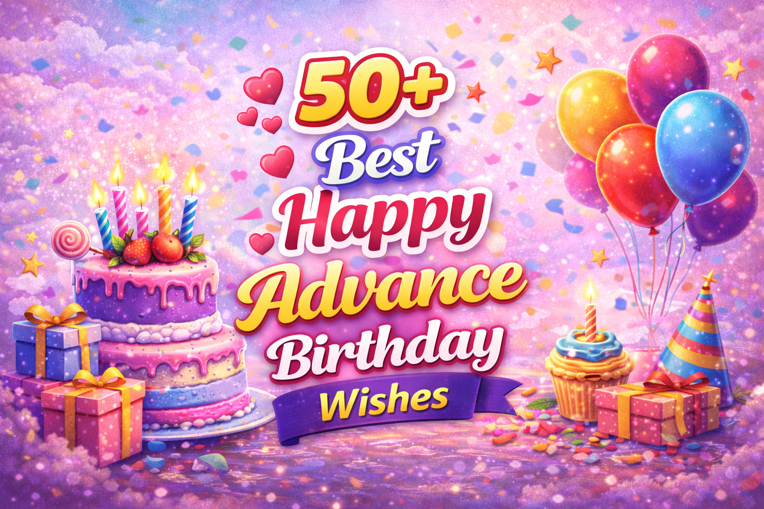 50+ Best Happy Advance Birthday Wishes